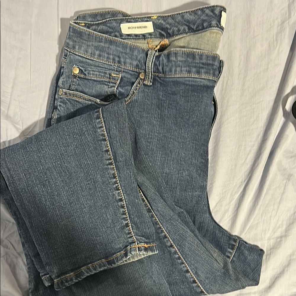 Torrid Dark Blue Boyfriend Jeans